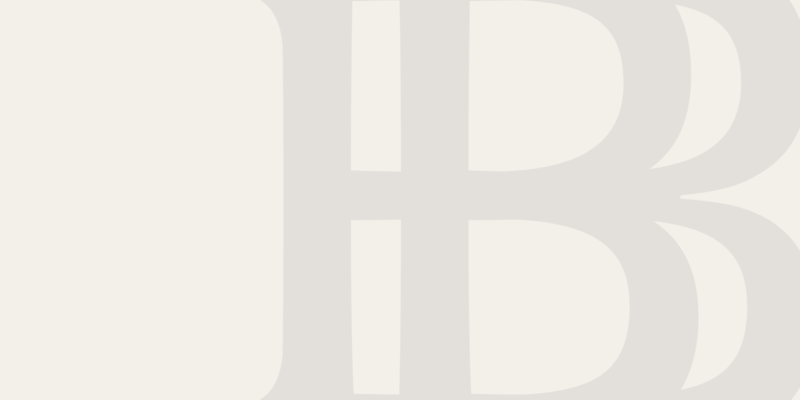 Beige Believe in Banking logo