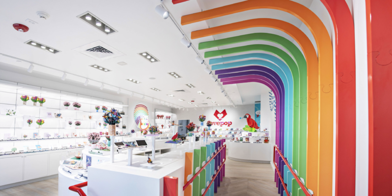 Harvard Square is Lovepop’s largest retail location and will stock the company’s full range of 3D product offerings.