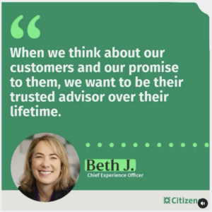 Quote from Beth with Citizens Bank