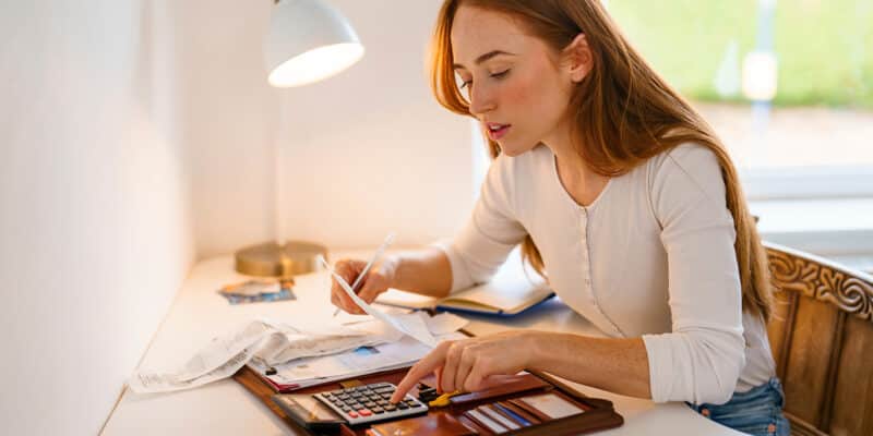 Employee benefiting from workplace financial wellness program